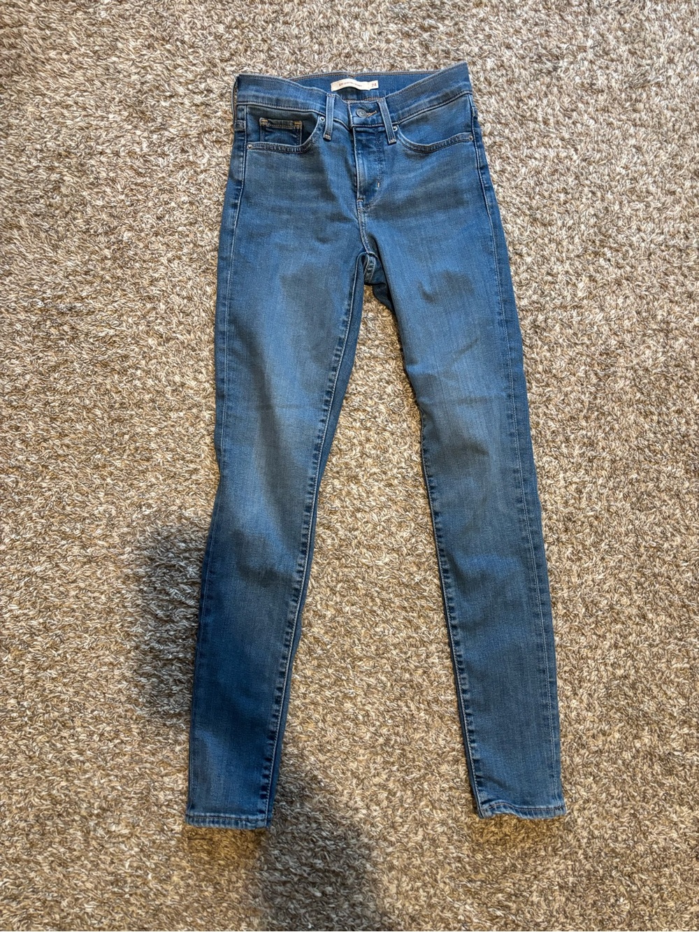 Levi's Women's Dark Blue Skinny Jeans - Stretch Fit